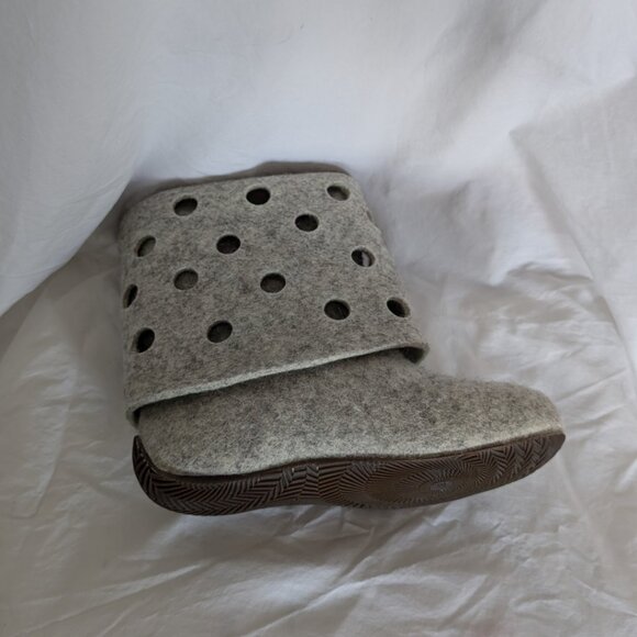 LAHTISET Handmade 100% Wool Winter Ankle Boots from Finland Women's Size 6.5 - Picture 4 of 6